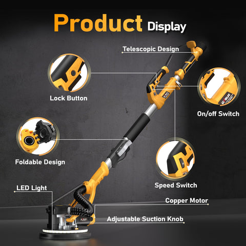 GEVEELIFE complete accessory kit with dust bag for easy cleanup.