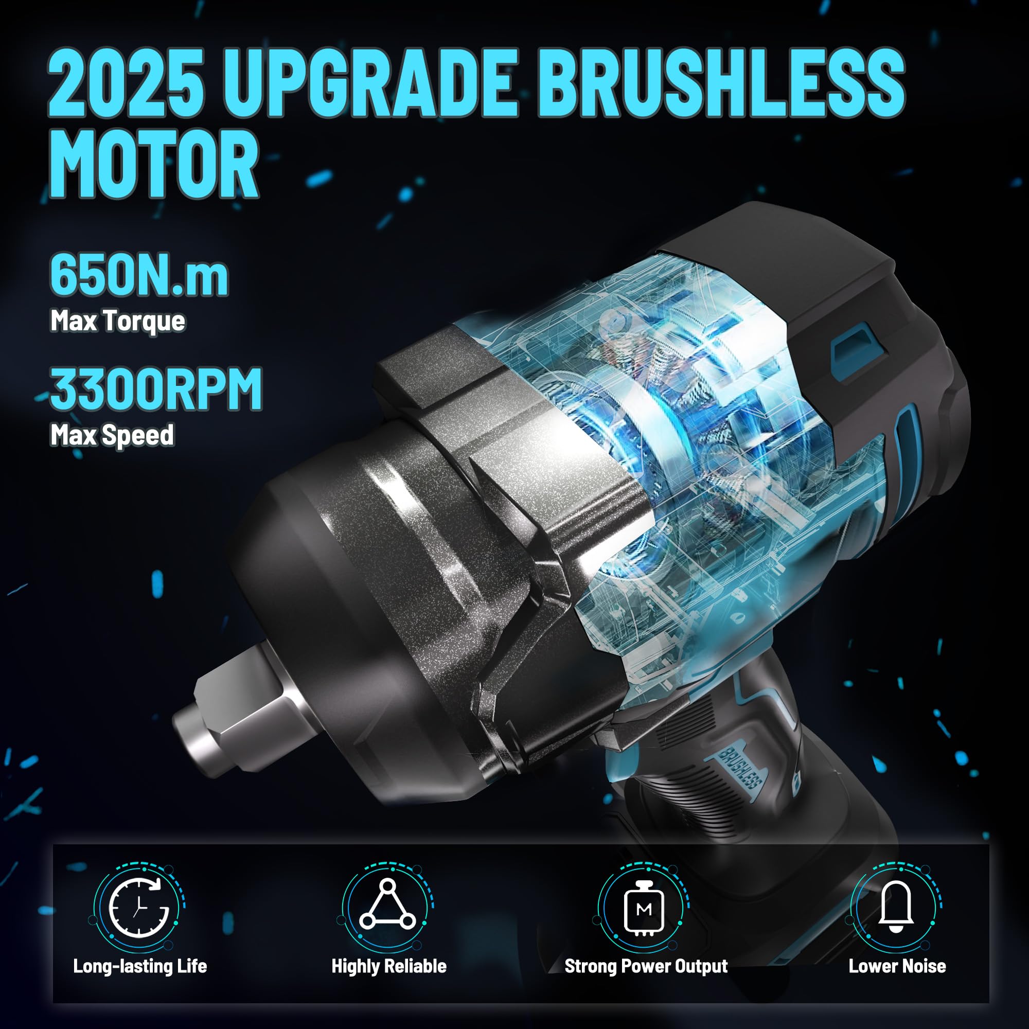 GEVEELIFE dual 4.0Ah batteries powering extended cordless use