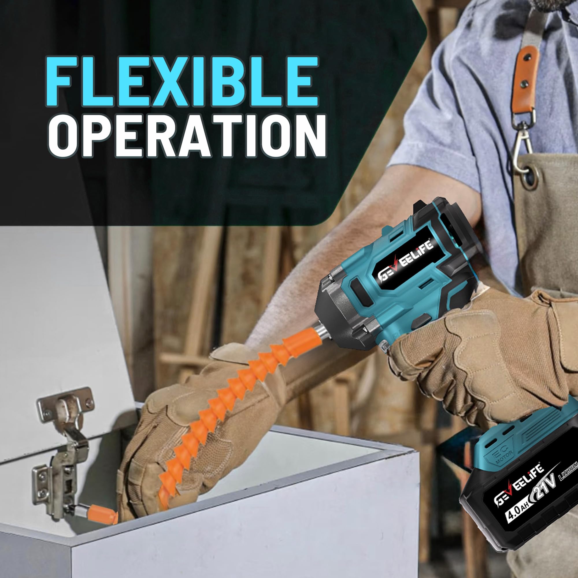 GEVEELIFE extension bar and O-rings support flexible assembly
