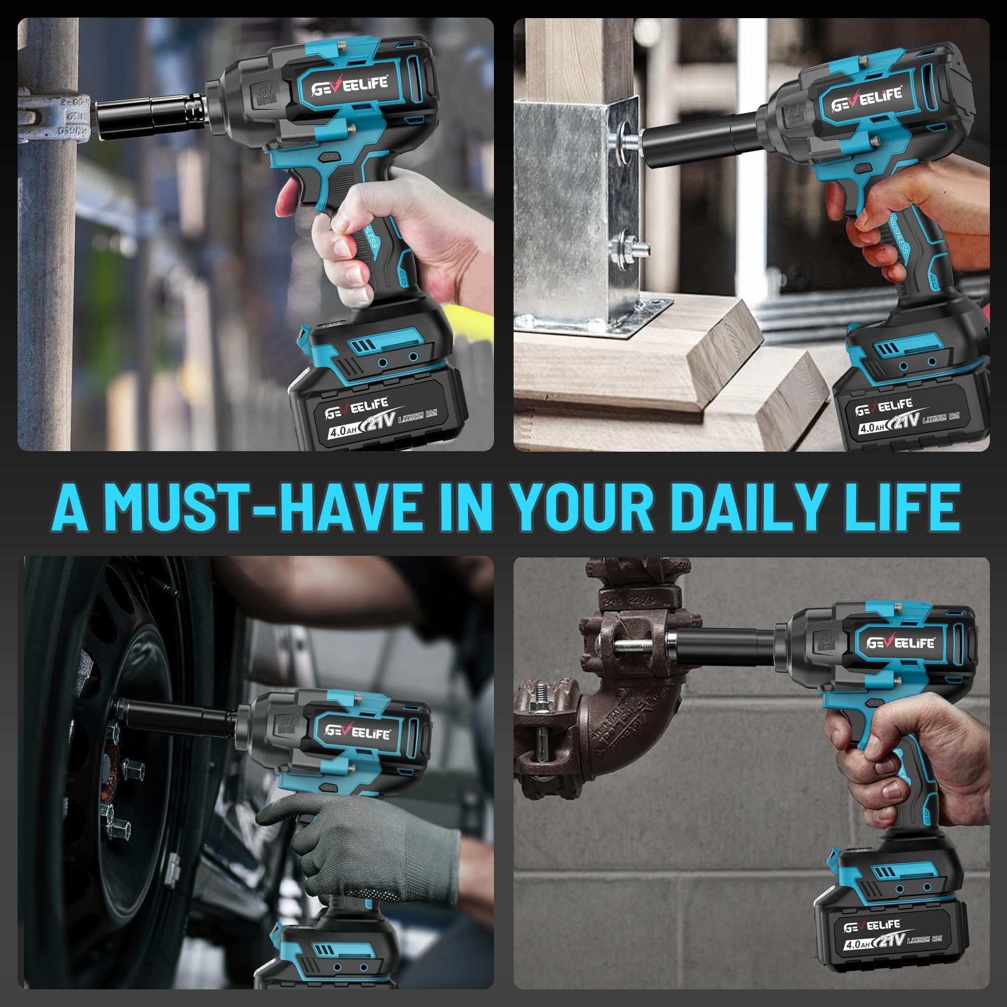 GEVEELIFE portable toolbox keeps components organized on site