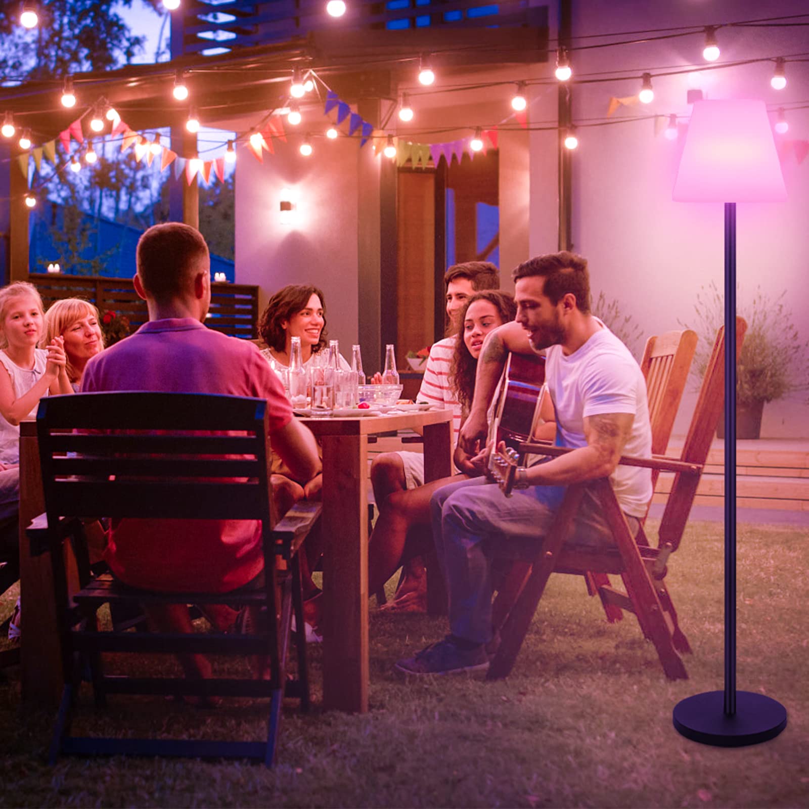Gewiny RGB color modes create mood lighting for evenings.