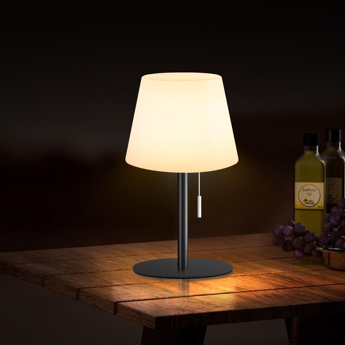 Gewiny Shower Lamp battery-operated outdoor table lamp providing versatile ambiance for patios