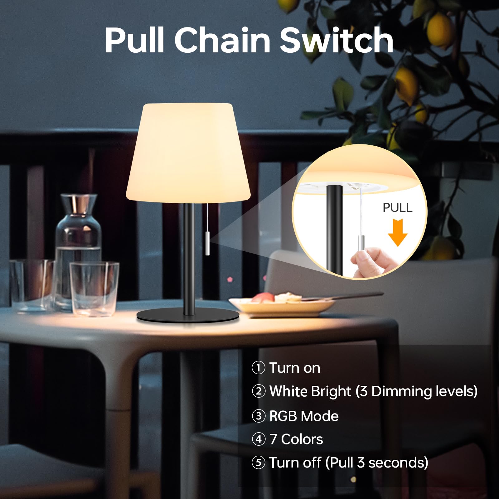 Gewiny Shower Lamp IP65 waterproof design withstands rain and dust