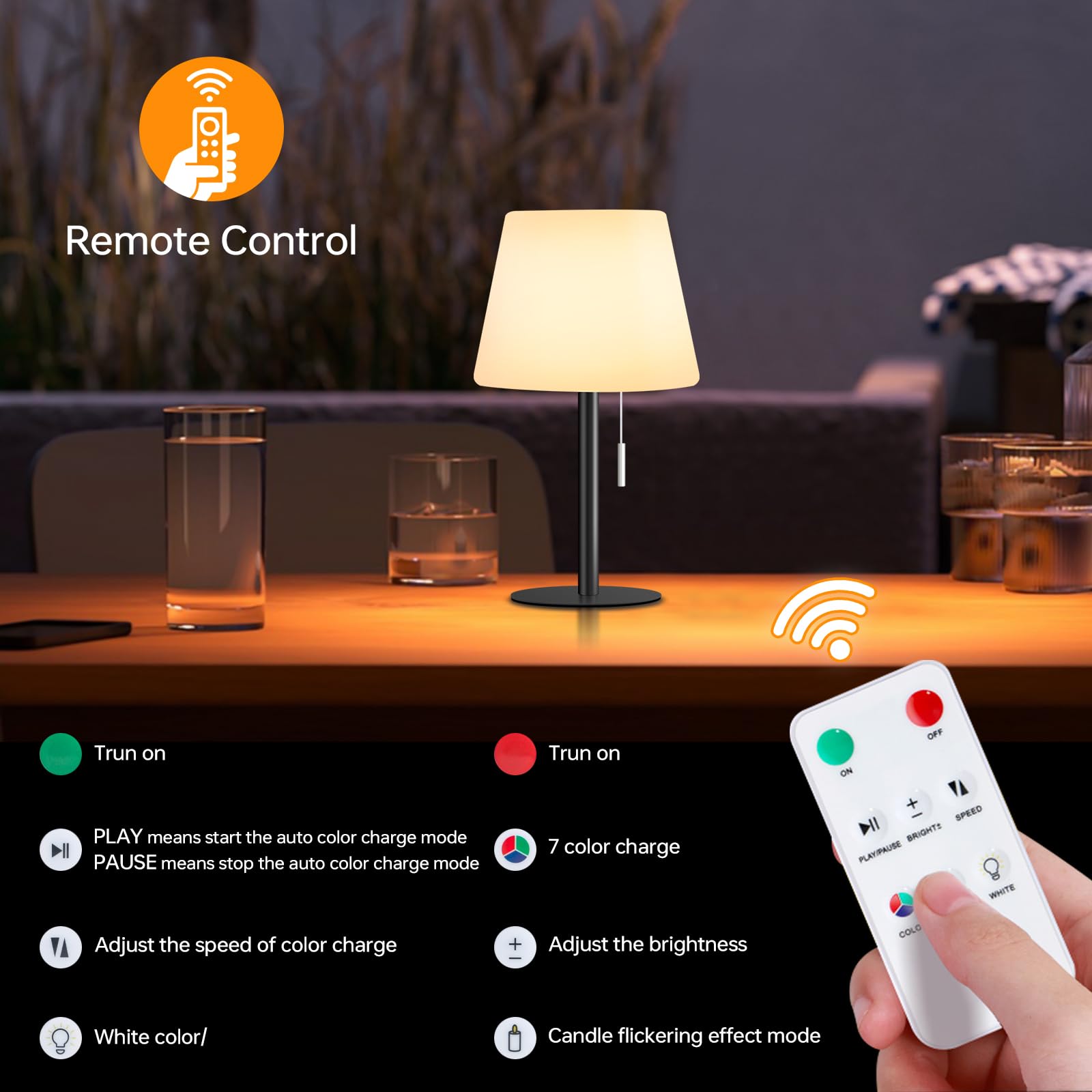 Gewiny Shower Lamp warm white dimmable for cozy evenings