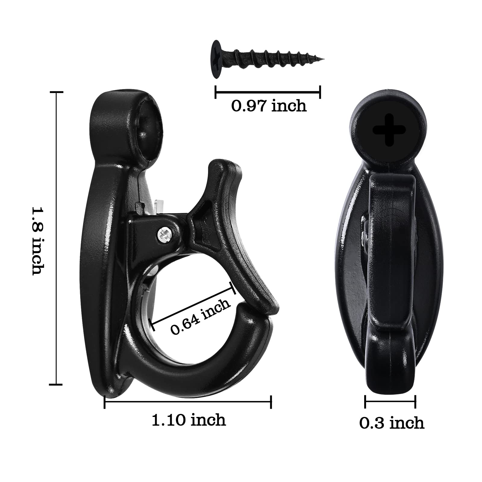 GEZIDEA Elrswy versatile hanging hooks for indoor/outdoor use
