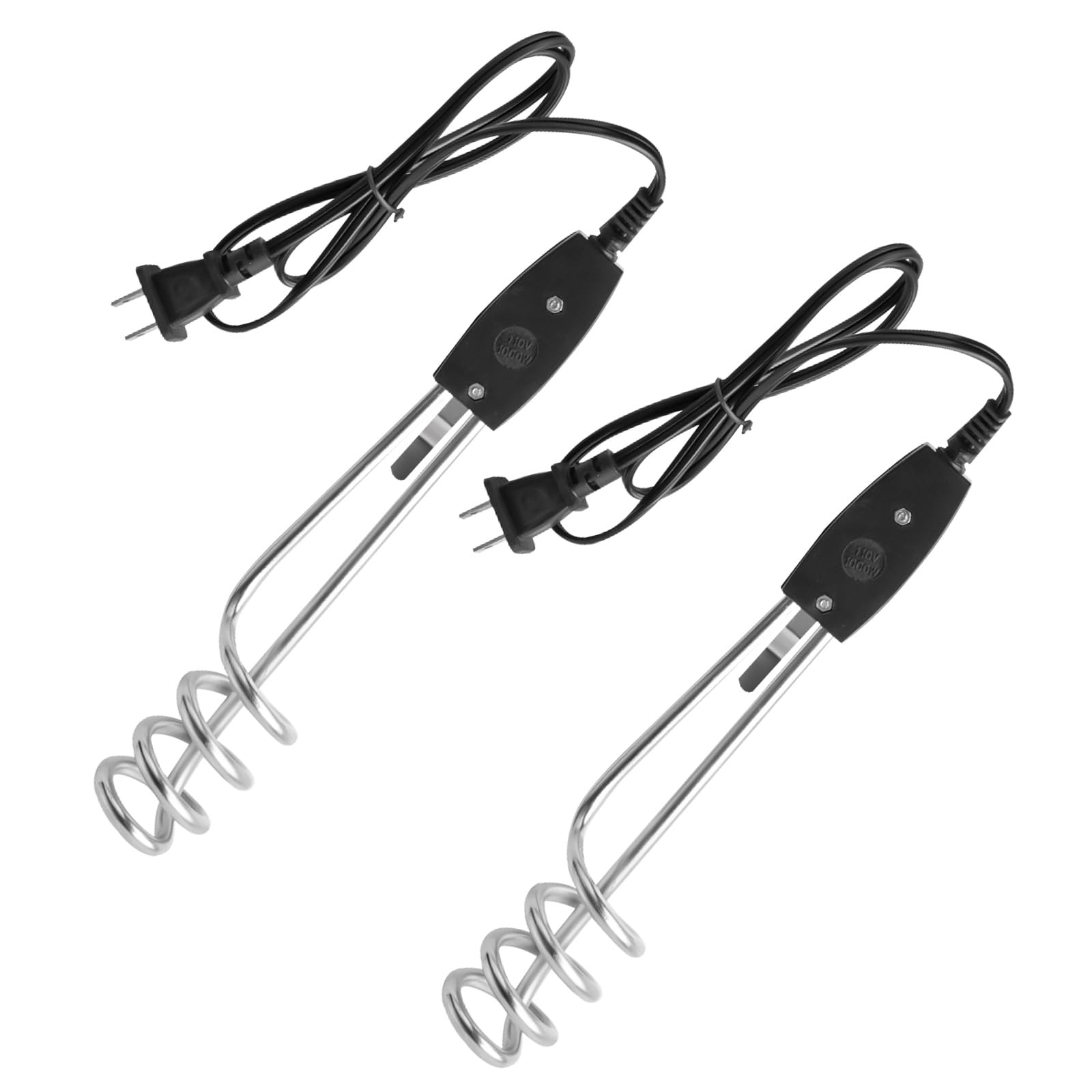 Gfdoso 2-pack immersion heater in use for quick water warming in a cup