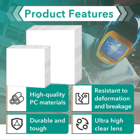 Gfdoso durable polycarbonate lens resists impact for long-lasting use