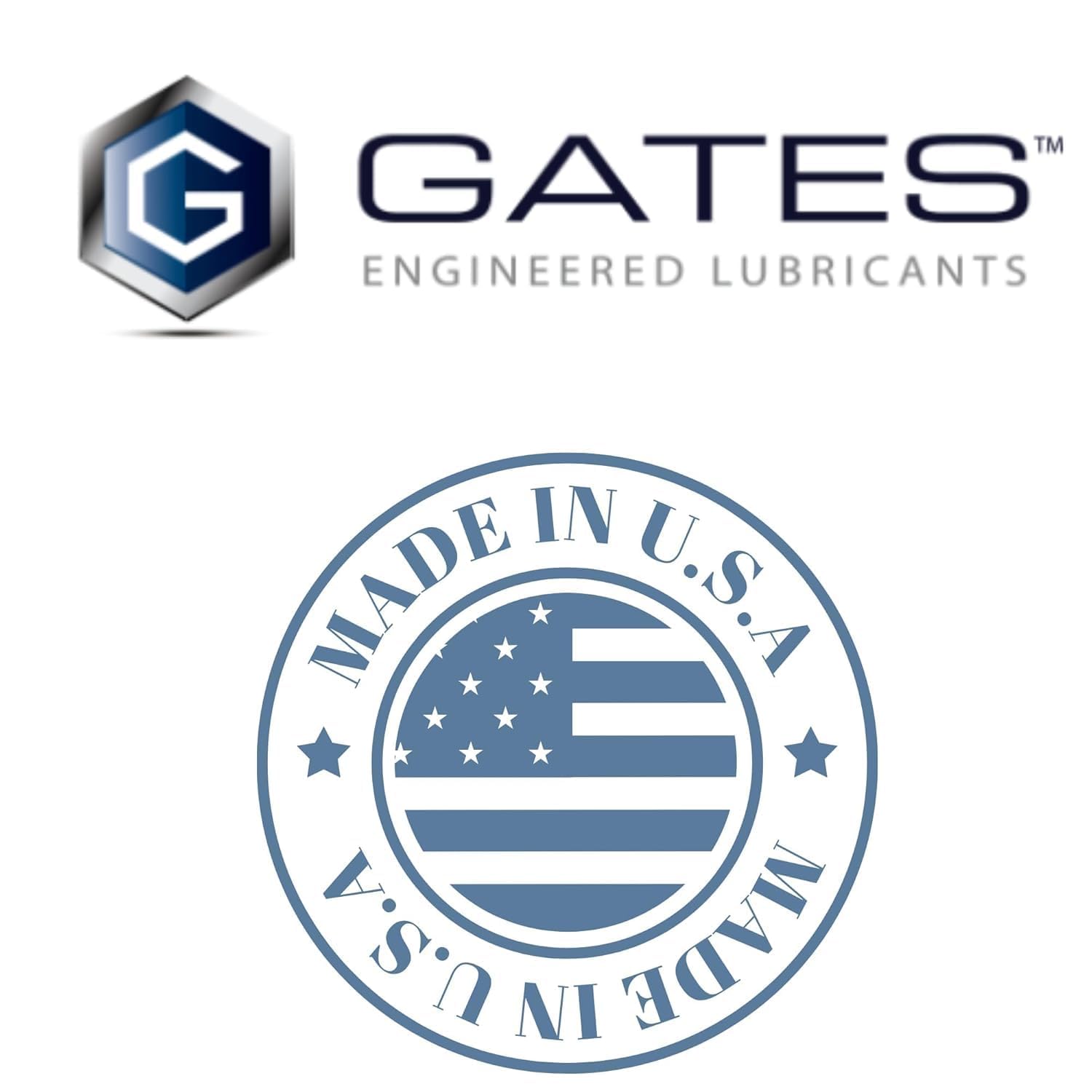 G Gates Engineered Lubricants Aladdin Slideway 68 label close-up showcasing 1-gallon container