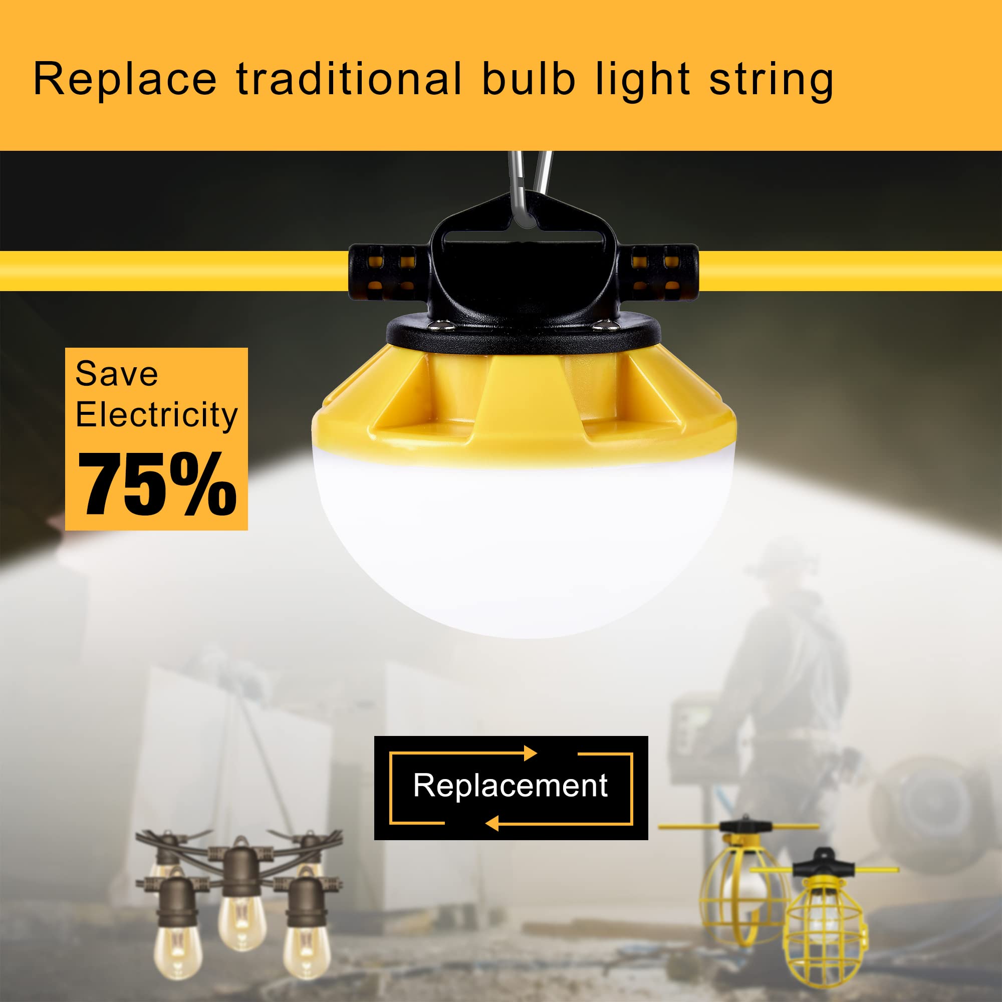 G GJIA daisy-chainable lighting sets for expandable coverage