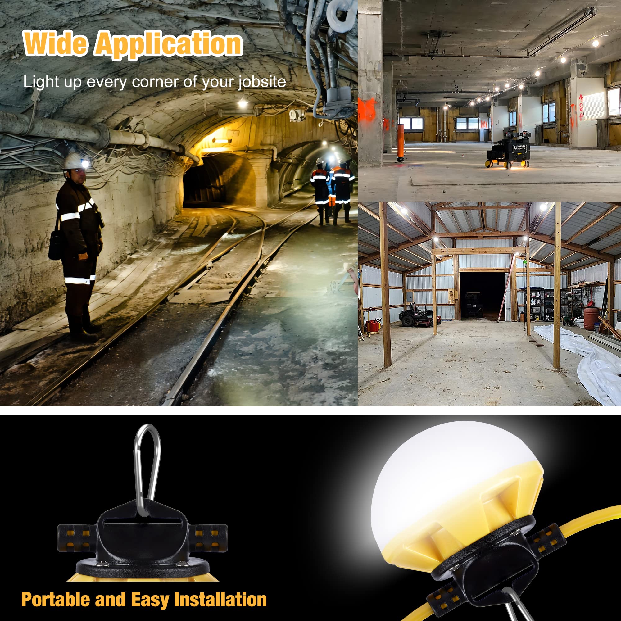 G GJIA ETL-certified construction lights ensuring safe operation