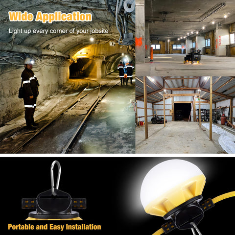 G GJIA ETL-certified construction lights ensuring safe operation