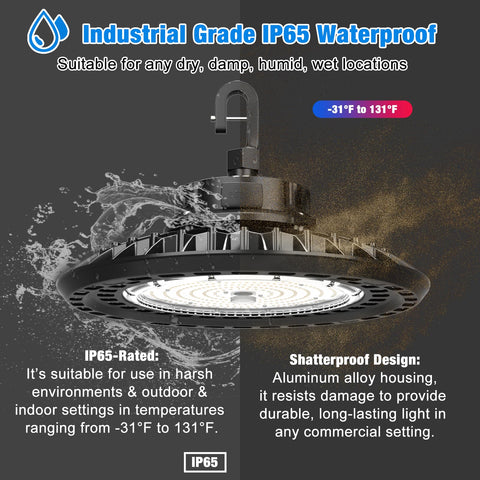 G GJIA IP65 waterproof high bay suitable for wet environments