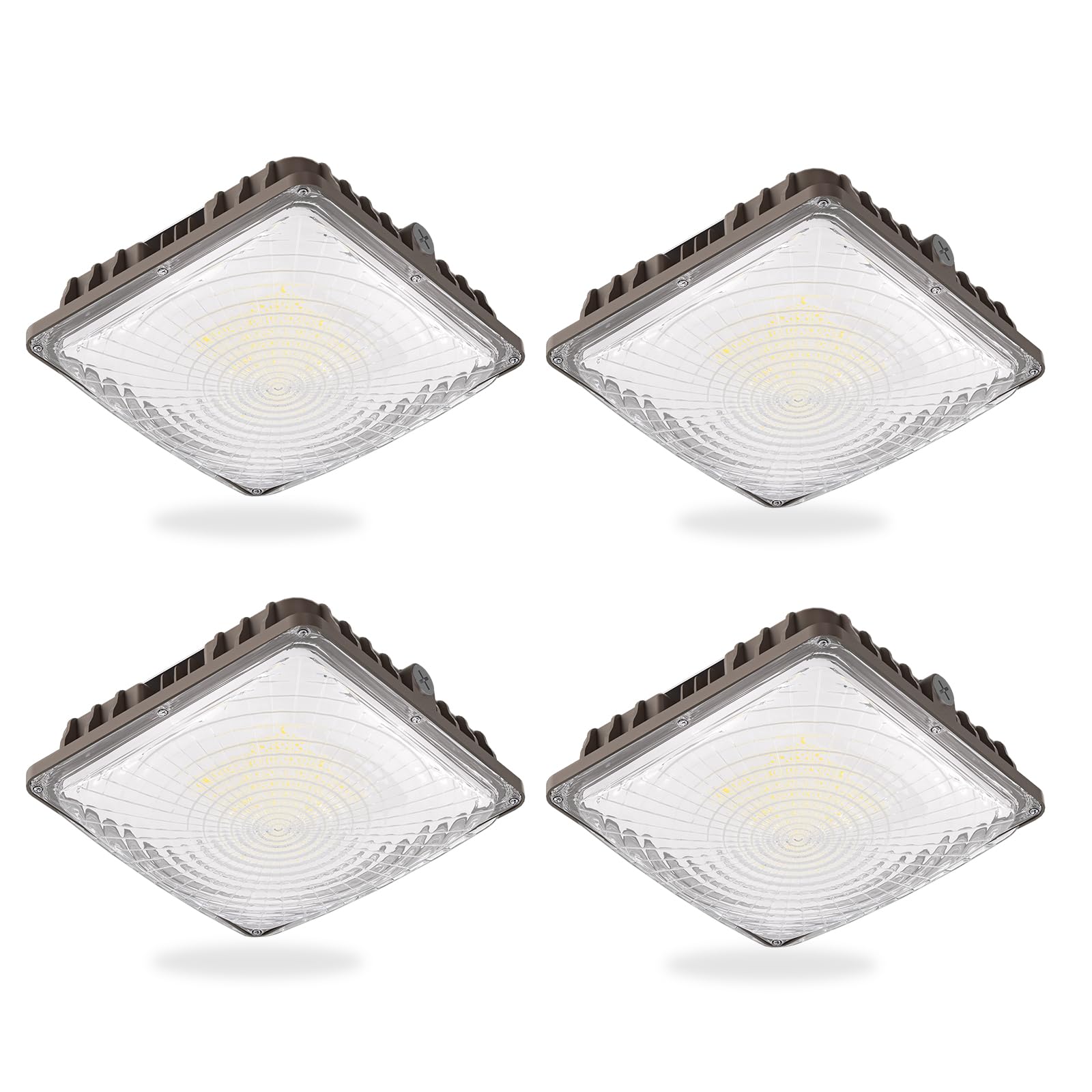 G GJIA LED canopy light 9000lm 5000K for bright outdoor entrances.