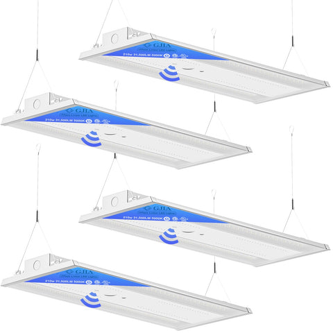 G GJIA LED high bay light with dense illumination for uniform factory lighting.