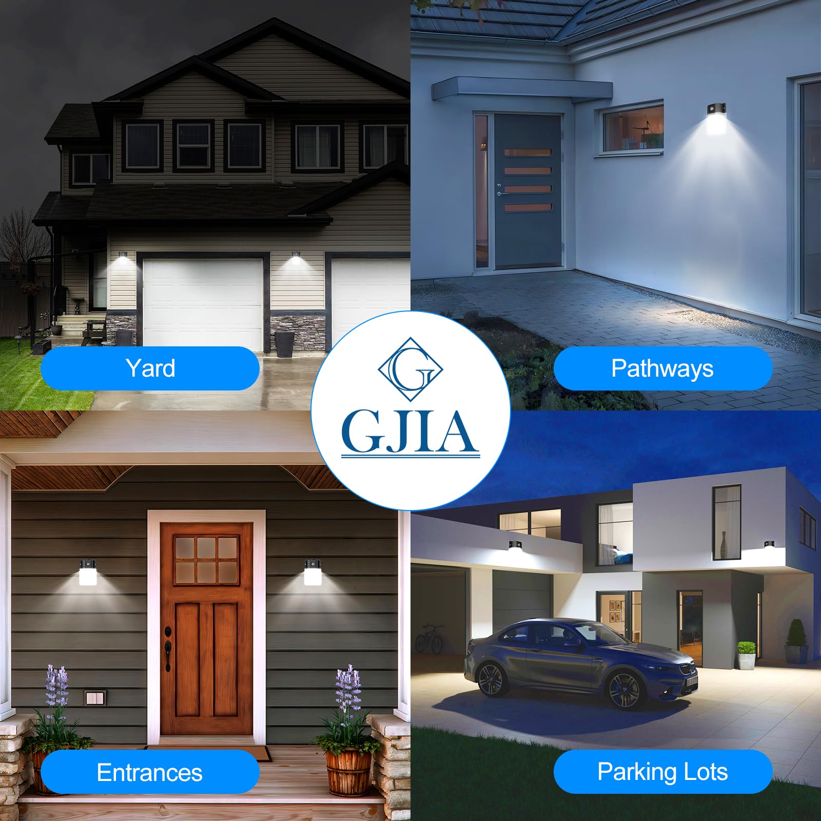 GGJIA UL/ETL-listed wall pack ensures safe operation.