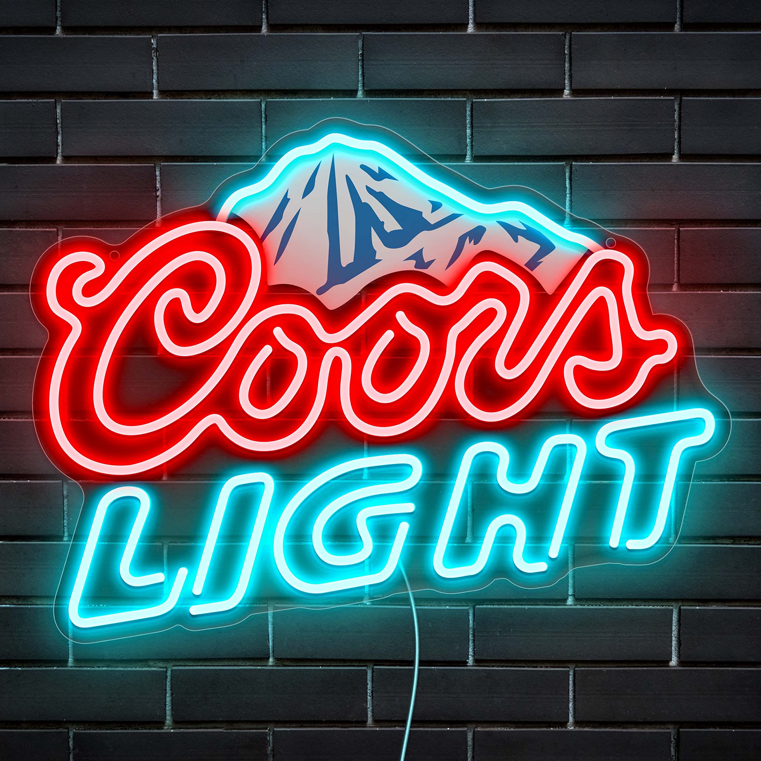 GGK beer neon sign LED bar lights up your home bar with vibrant glow.