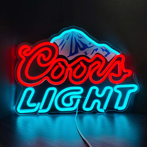 GGK mountain-pattern beer sign showcases a chill mountain vibe for your space.