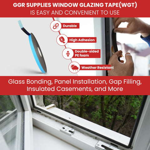 Weather-resistant sealing tape by GGR Supplies for dust and moisture protection