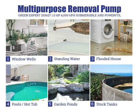 G Green EXPERT ideal for basements, pools, ponds, and hot tubs.