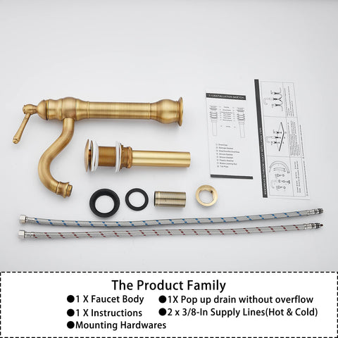GGStudy above-counter vessel faucet adds elegant style to daily routines.