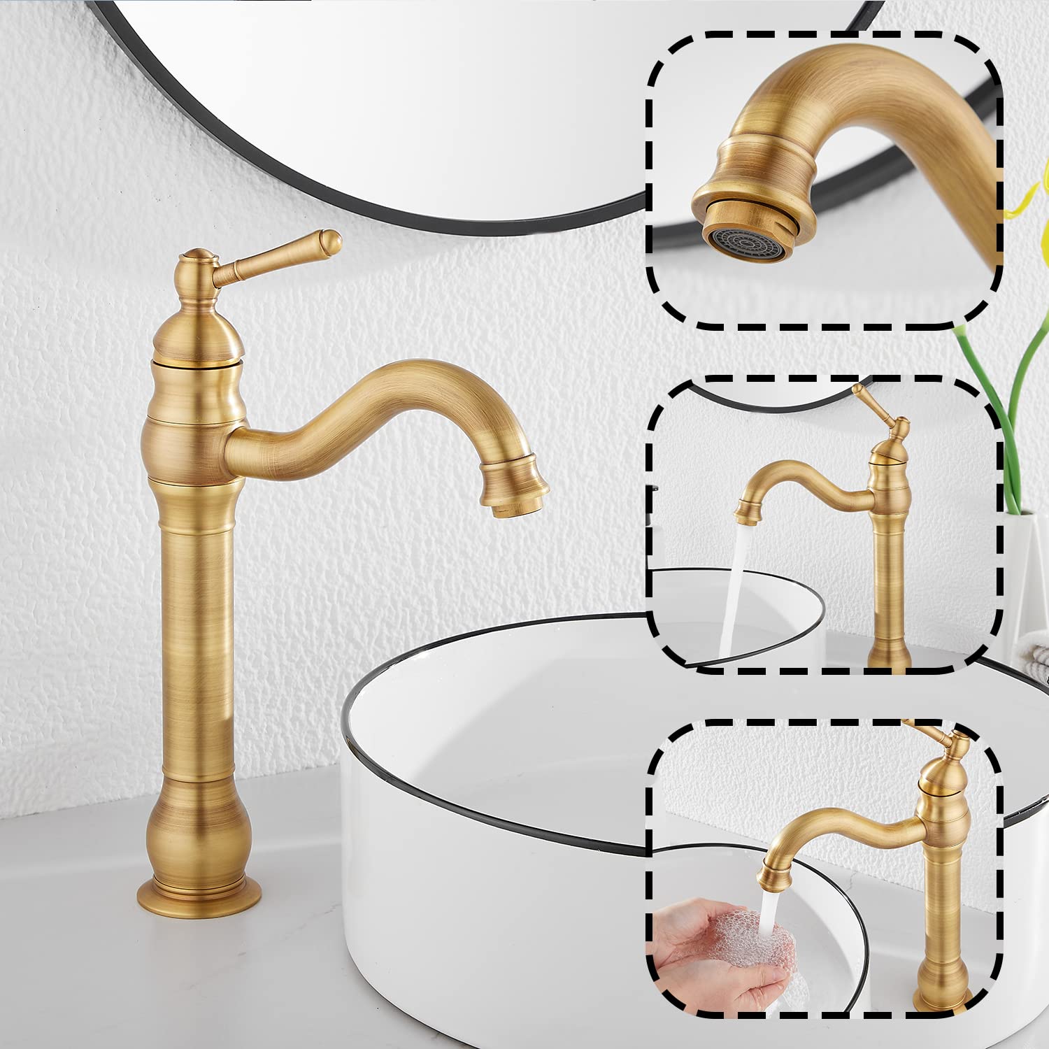 GGStudy single-handle faucet designed for easy one-hole installation.