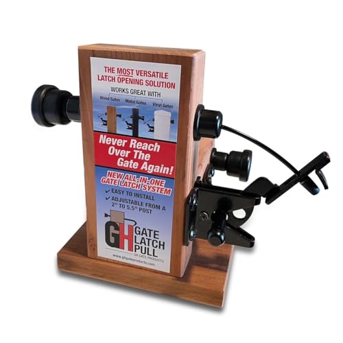 GH Gate Latch pull-integrated design eases gate handling