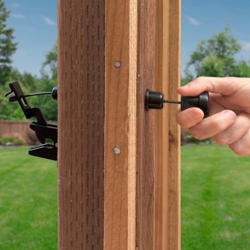 GH Gate Latch universal fit supports wood, vinyl, and metal fences