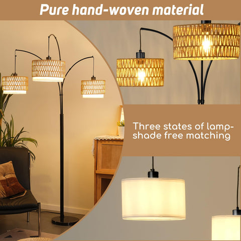 GHCKER rotary switch allows quick brightness adjustments for different moods.