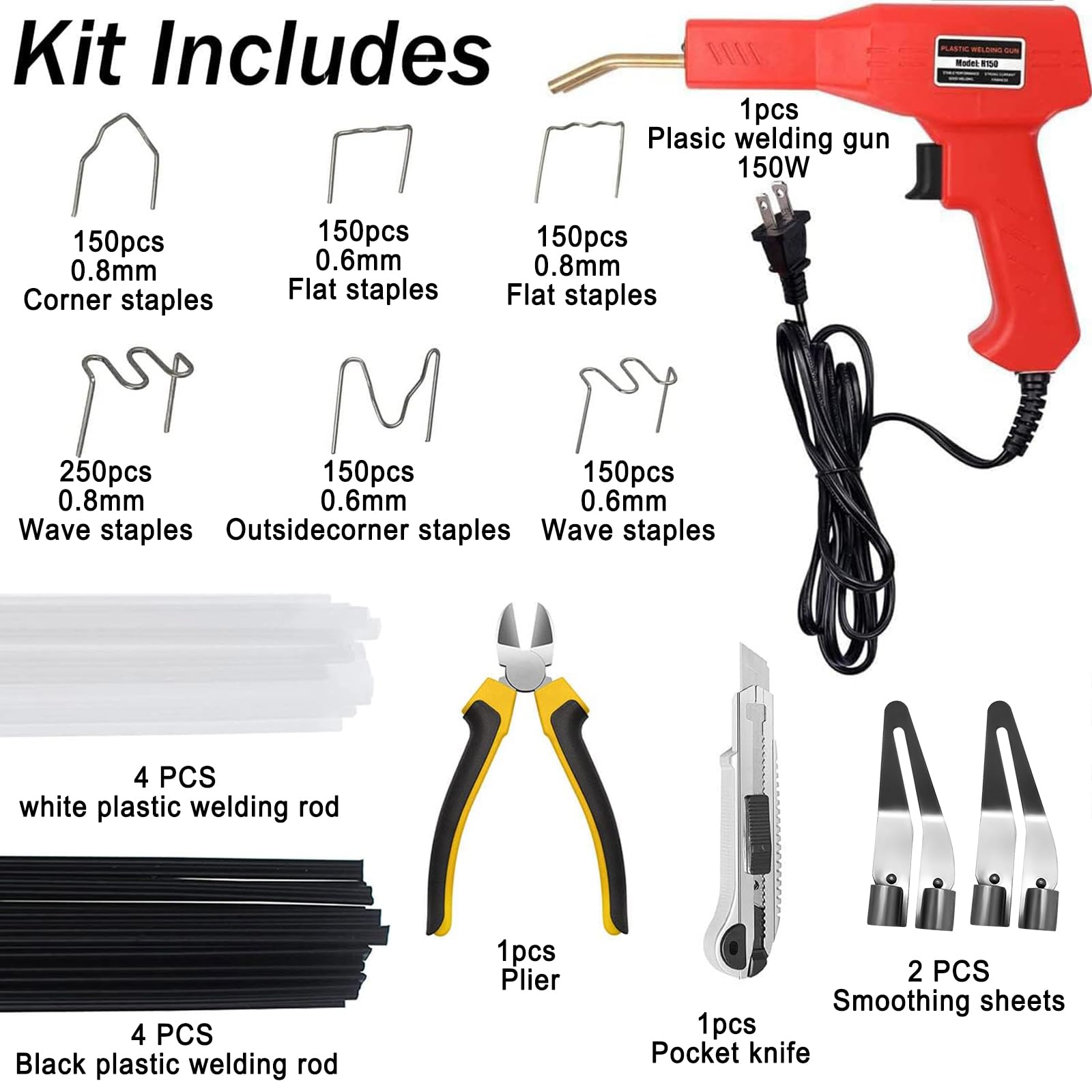 Ghguole plastic welder kit case organized for on-the-go fixes
