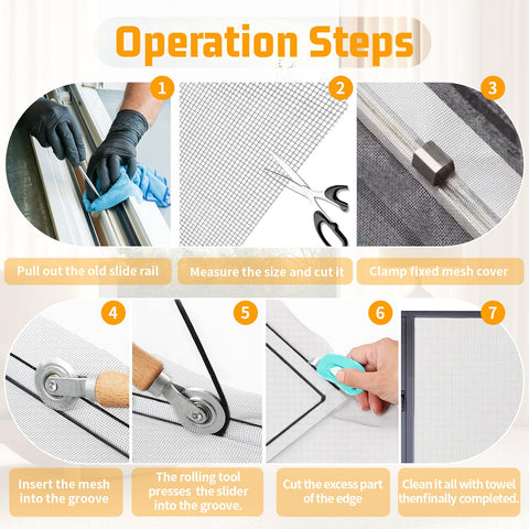 Ghguole multifunctional knife and tape measure cut precise mesh and measure spacing.
