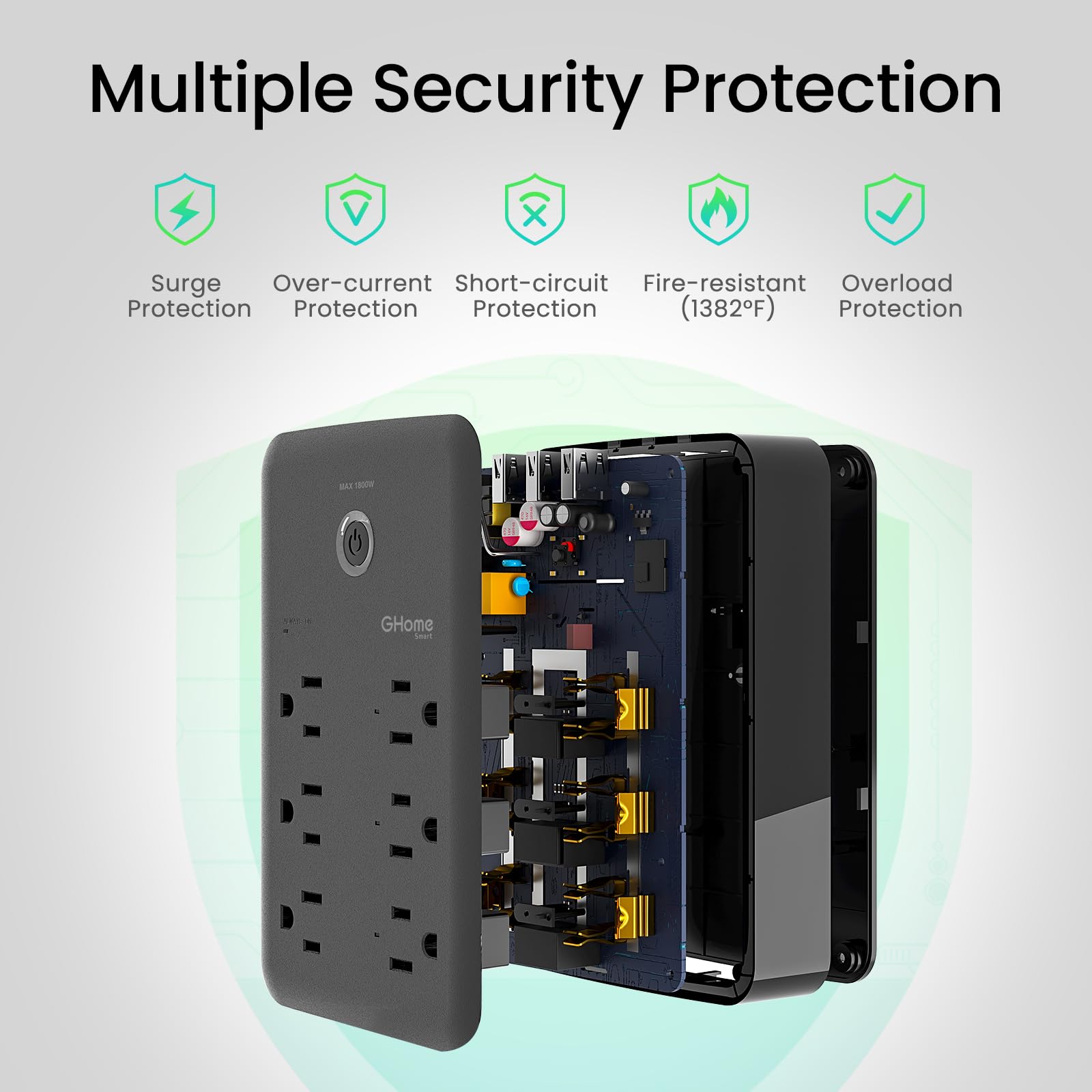 GHome Smart requires 2.4GHz WiFi network (not 5GHz).