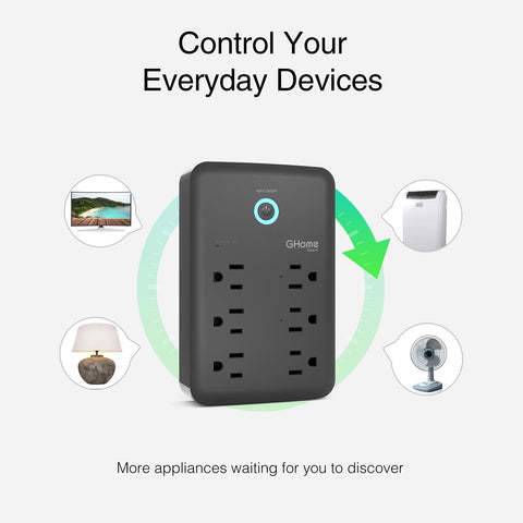 GHome Smart app control for remote setup and scheduling.