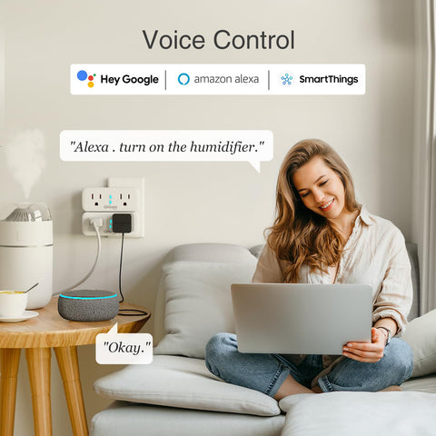 GHome Smart Dual Plug timer and schedules automate lights or fans, saving energy and simplifying routines.
