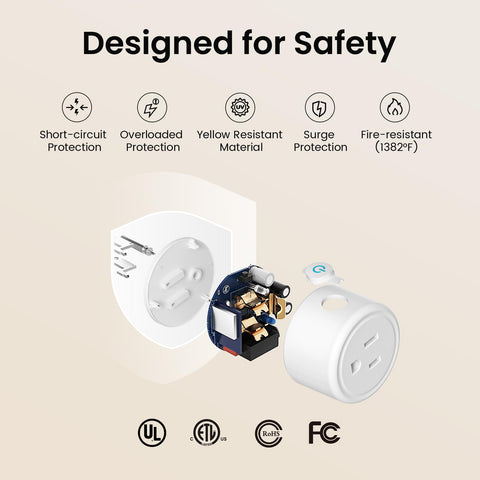 GHome Smart Plug Mini 4-pack packaging and value.