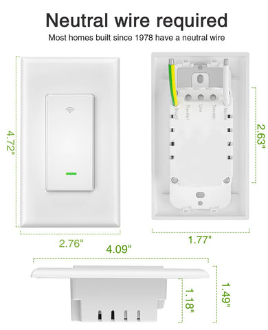 GHome Smart Switch porch lights schedule after sunset for automated ambiance.