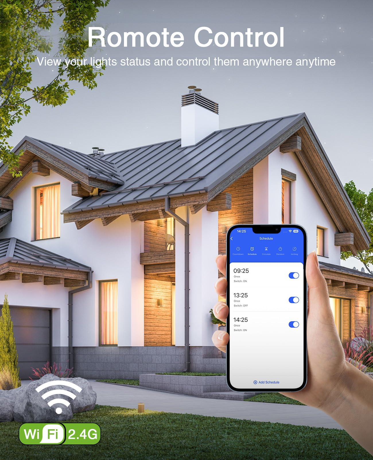 GHome Smart Switch UL FCC certified for trusted safety and reliability.