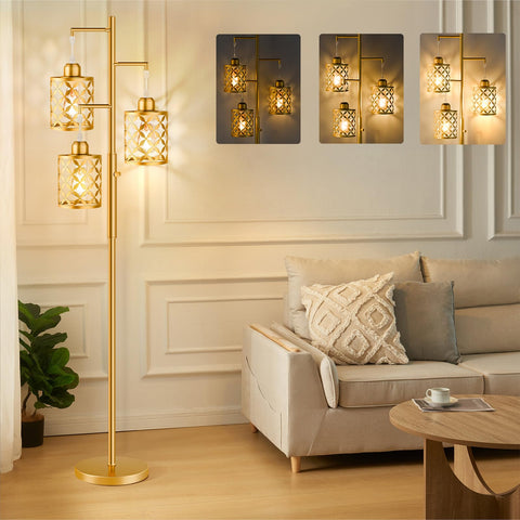 GHOOCEMLUX eye-friendly 2700K light reduces glare for reading.