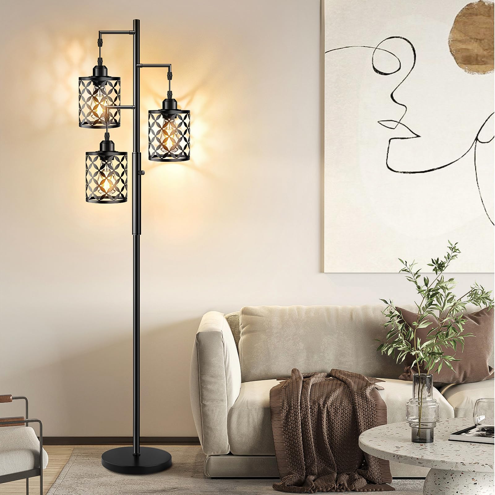 GHOOCEMLUX 80-inch cord offers flexible placement options.