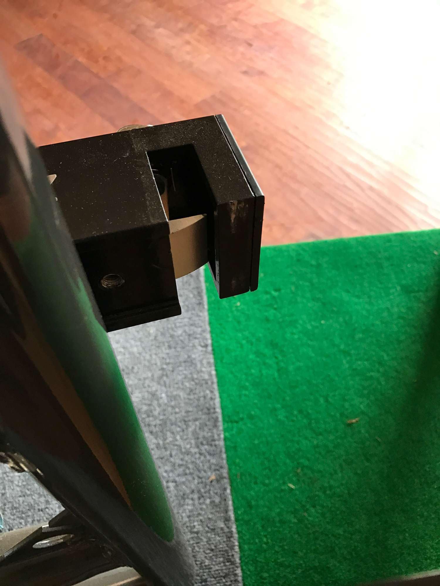 Ghost Controls AXZL ZombieLock requires AXTB bracket kit for tubular gate mounting