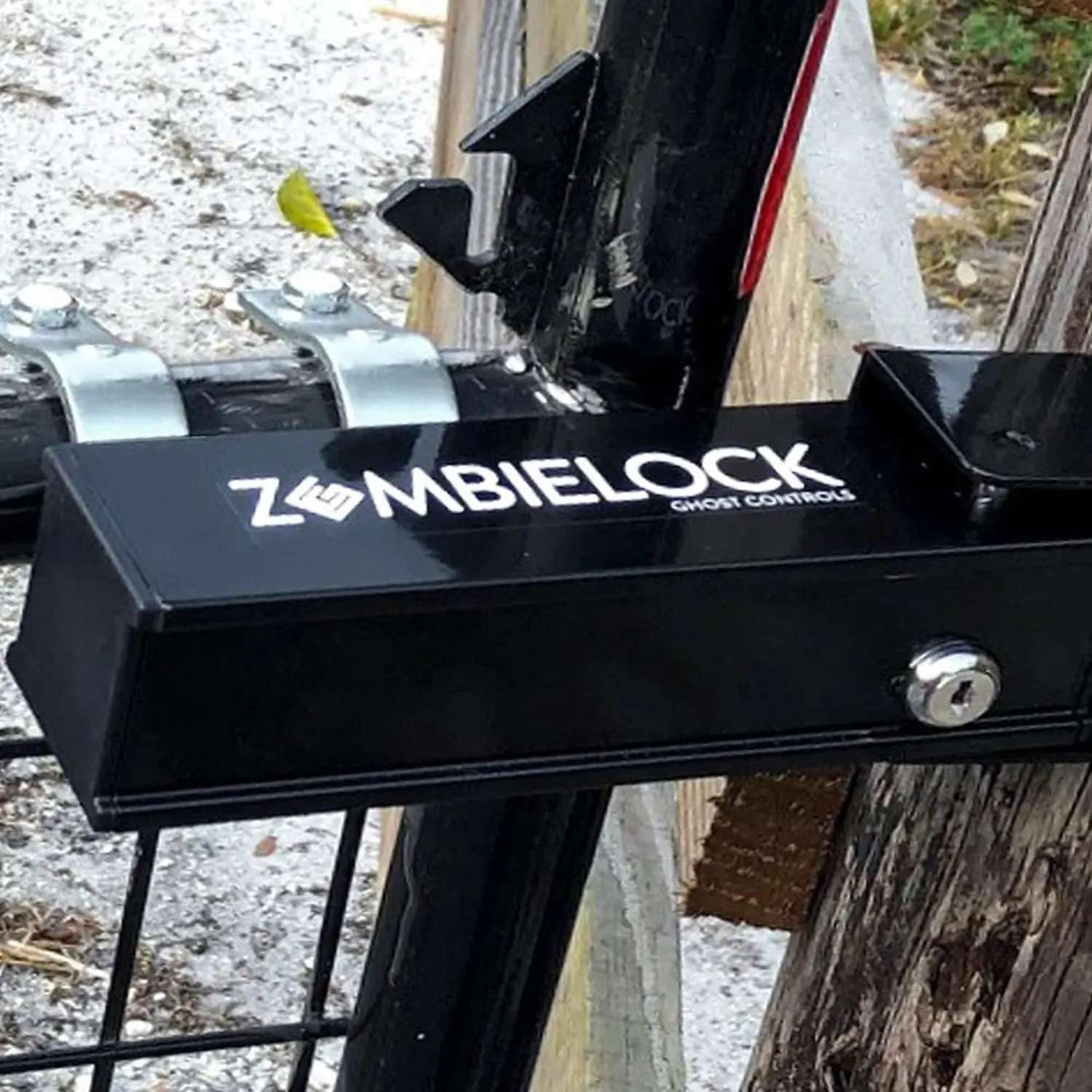 Ghost Controls AXZL ZombieLock weatherproof aluminum finish withstands outdoor use