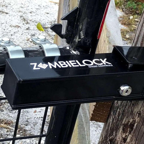 Ghost Controls AXZL ZombieLock weatherproof aluminum finish withstands outdoor use