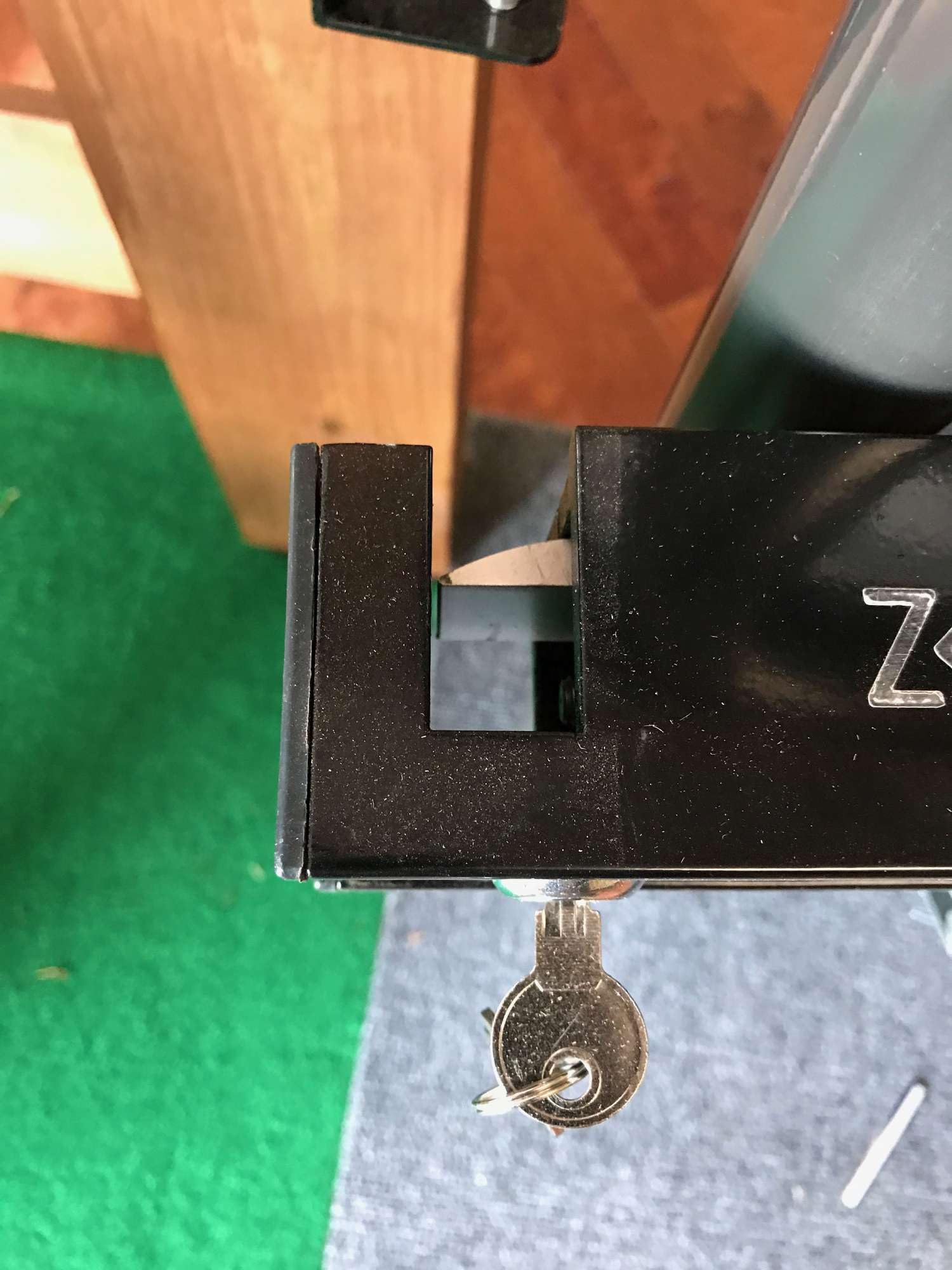 Ghost Controls AXZL ZombieLock 20-foot control cable wired to gate controller