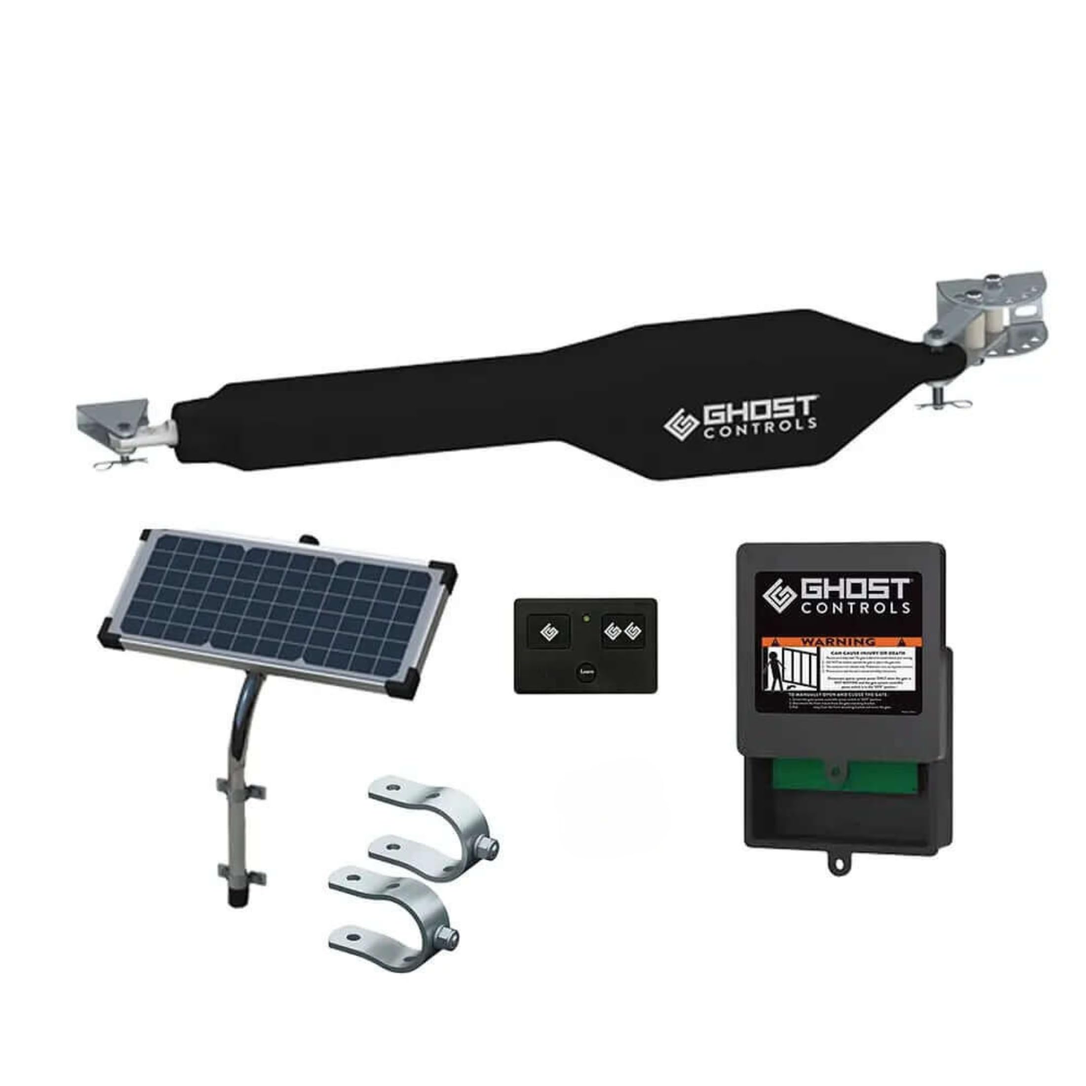 Ghost Controls GC TSS1XP gate opener front view for easy driveway access