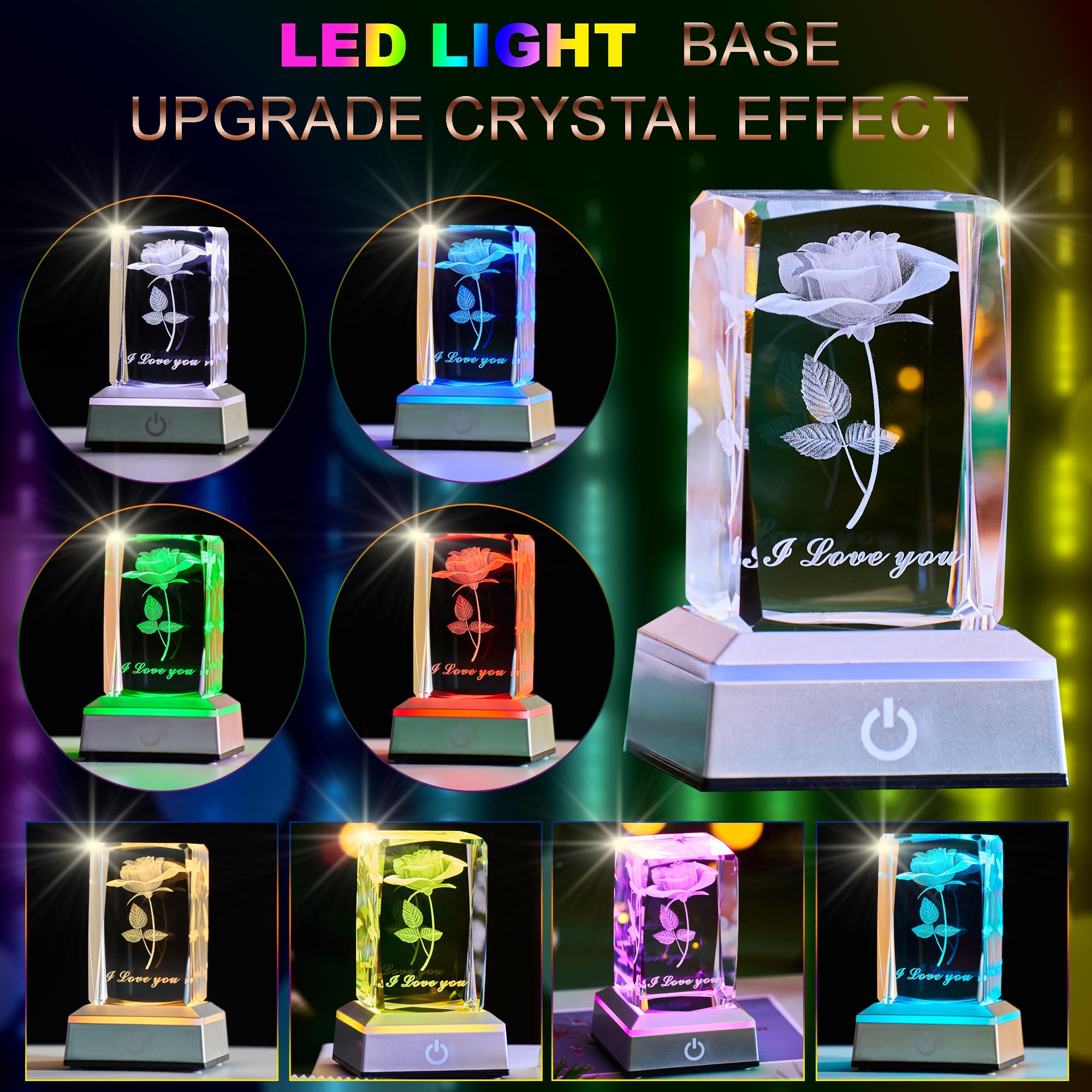 Lamp with six LED color modes for mood lighting from Ghtixsu