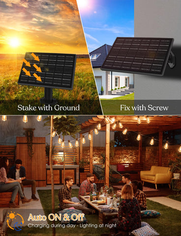GHUSTAR 5-year support backs this durable outdoor lighting system