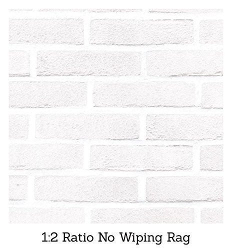 Before-and-after brick wall using Giani Brick Transformations for dramatic transformation.