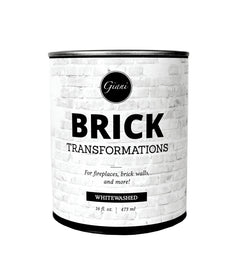 Giani Brick Transformations whitewash being poured on brick for a bright makeover.