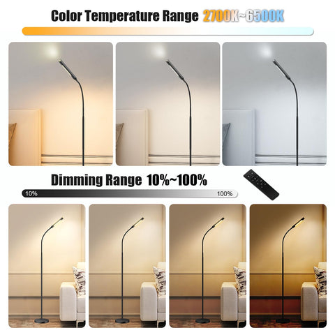 GIANTLUMI floor lamp timer setting helps automatic shut-off and energy savings