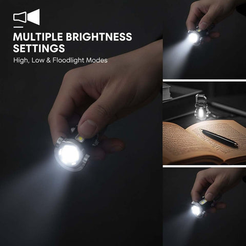 GICMICS waterproof metal-body flashlight designed for rugged use