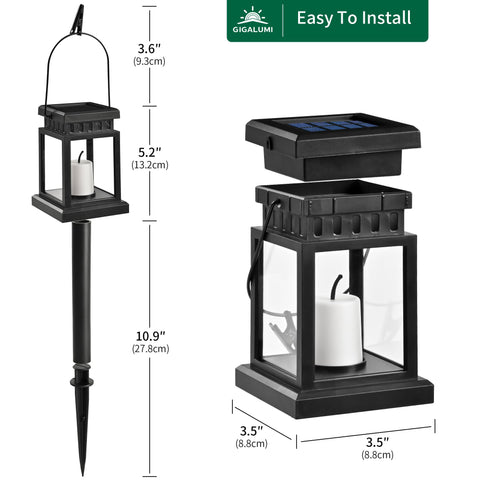 GIGALUMI lanterns on trees or tents decorate outdoor spaces